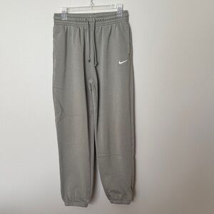 Nike Green Track Pants with White Swoosh